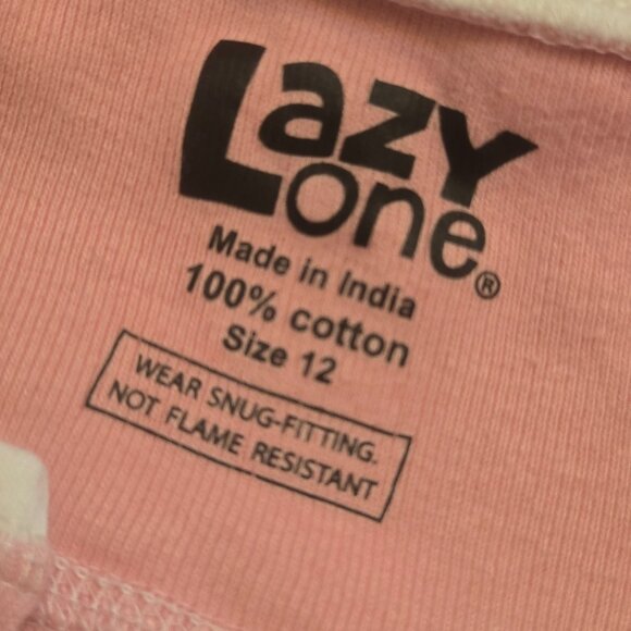 NWOT  -  LAZY ONE Girl's  Classic Moose Flapjack Pajama sz 12  -  NWOT - Picture 4 of 7